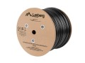 Lanberg Kabel LAN SFTP kat.6a 305m drut outdoor CU FLUKE PASSED czarny