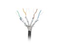 Lanberg Kabel LAN SFTP kat.6a 305m drut outdoor CU FLUKE PASSED czarny
