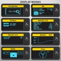 AXAGON EEM2-SD2B Obudowa zewnętrzna aluminiowa bezśrubowa USB-A/C 3.2 Gen2 M.2 NVMe/SATA wyświetlacz LED, czarny