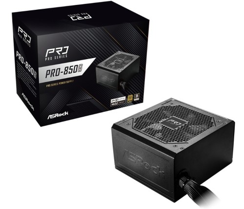 ASRock Zasilacz PRO-850G 850W 80PLUS GOLD NON MODULAR