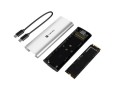 Natec Obudowa SSD zewnętrzna RHINO M.2 NVME USB-C 3.2 arctic silver