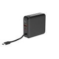 Gembird PowerBank 10000mAh 1xUSB-C/1xUSB-A 20W bezprzewodowy 15W czarny