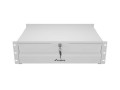 Lanberg Szuflada do szaf 19" 3U 360mm szara 3U/483X360MM UDŹWIG DO 90KG MONTAŻ 4 PUNKTOWY