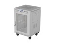 Lanberg Szafa instalacyjna rack stojąca 19 cali 15U 600x600 drzwi perforowane LCD (Flat pack) szara
