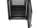 Lanberg Szafa instalacyjna rack stojąca 19 cali 18U 600x800 drzwi perforowane (Flat pack) czarna