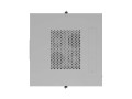 Lanberg Szafa instalacyjna rack stojąca 19 cali 22U 600x600 drzwi przeszklone LCD (Flat pack) szara
