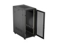 Lanberg Szafa instalacyjna rack stojąca 19 cali 27U 600x1000 drzwi perforowane (Flat pack) czarna