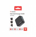 Verbatim Ładowarka Mini GaN 100W Smart TFT 2xUSB-C 1xUSB-A UE/UK/USA
