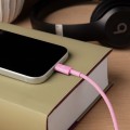 Apple Przewód pleciony Beats USB-A na USB-C (1,5 m) - turboróżowy