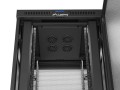 Lanberg Szafa instalacyjna rack stojąca 19 cali 37U 800x800 drzwi perforowane LCD czarna (Flat pack)
