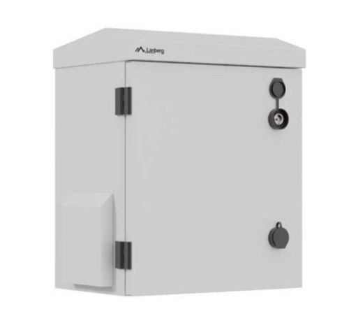 Lanberg Szafa rack wisząca 10" hermetyczna IP55 montaż na ścianie/słupie320x220x400 szara (złożona)