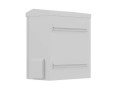 Lanberg Szafa rack wisząca 10 cali hermetyczna IP55 montaż na ścianie/słupie 420x300x500mm szara (złożona)