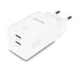 DICOTA Ładowarka GaN 45W 2xUSB-C biała