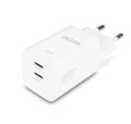 DICOTA Ładowarka GaN 65W 2xUSB-C biała