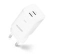 DICOTA Ładowarka GaN 65W 2xUSB-C biała