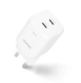 DICOTA Ładowarka GaN 100W 2xUSB-C biała