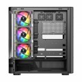 MODECOM Obudowa VOLCANO AQ100 MID ARGB szkło 4 wentylatory czarna