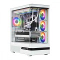 MODECOM Obudowa VOLCANO AQ100 MID ARGB szkło 4 wentylatory biała