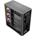 MODECOM Obudowa VOLCANO AQ300 MID RGB GLASS 4 wentylatory czarna