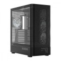 MODECOM Obudowa VOLCANO AQ300 MID RGB GLASS 4 wentylatory czarna