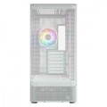 MODECOM Obudowa VOLCANO AQ300 MID RGB GLASS 4 wentylatory biała