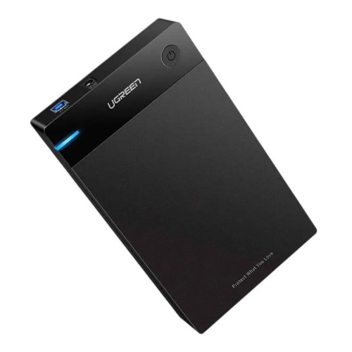 Ugreen Obudowa dysku 3,5 cala SATA USB 3.0 czarna