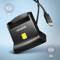 AXAGON Czytnik smart kart identyfikacyjnych USB-C CRE-SM4NC