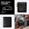 CRONG World Travel Adapter GaN 45W UK/EU/US/AU biały