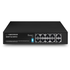 Esperanza Switch 10-portowy POE 10/100/1000 120W MATRIX ENS108