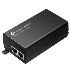TP-LINK Injector Adapter Omada 2.5G PoE+  PORT: 1× 2.5G PoE Port, 1× 2.5G Non-PoE Port POE260S