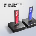 AXAGON ADSA-M2C11 Stacja dokująca USB-C 3.2 Gen 2 ALU - 1 x NVMe /SATA M.2 10Gbps