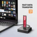 AXAGON ADSA-M2C11 Stacja dokująca USB-C 3.2 Gen 2 ALU - 1 x NVMe /SATA M.2 10Gbps