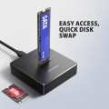 AXAGON ADSA-M2C11 Stacja dokująca USB-C 3.2 Gen 2 ALU - 1 x NVMe /SATA M.2 10Gbps