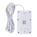 Maclean Listwa zasilająca MCE393 W 4 gniazdka, 3xUSB, 110-240V AC 50/60Hz. 2.1A max 2500W, 3m biała