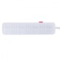 Maclean Listwa zasilająca MCE393 W 4 gniazdka, 3xUSB, 110-240V AC 50/60Hz. 2.1A max 2500W, 3m biała
