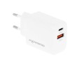 Movano Ładowarka GaN 20W USB-C PD + USB-A (biała)