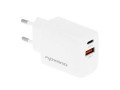 Movano Ładowarka GaN 30W USB-C PD + USB-A (biała)