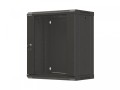 Lanberg Szafa instalacyjna rack wisząca 19 cali 12U 540x350 czarna drzwi przeszklone (flat pack)