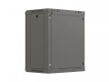 Lanberg Szafa instalacyjna rack wisząca 19 cali 12U 540x350 czarna drzwi przeszklone (flat pack)