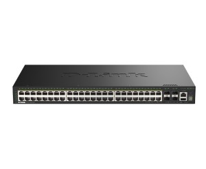 D-Link Przełącznik Smart DGS-1530-52P/E 48 portów GE PoE(30W) + 4 porty 10G SFP+ 370W