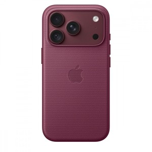 Apple Etui z tkaniny TechWoven z MagSafe do iPhonea 18 Pro - rubinowa morwa