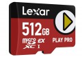 Lexar Karta pamięci microSDHX PLAY PRO 512GB EXPRESS 7.1 900MB/s