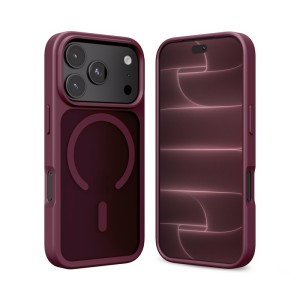 CRONG Etui Matte Magnetic MagSafe iPhone 18 Pro Max / 17 Pro Max burgundowe