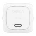 Belkin Ładowarka 30W PD PPS USB-C biała + kabel USB-C