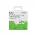 Belkin Ładowarka 30W PD PPS USB-C biała + kabel USB-C