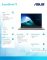 Asus Laptop ExpertBook P1 P1503CVA-S72681XA Core 3 100U/16GB/512GB/W11Pro