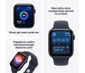 Apple Smartwatch Watch SE 3 GPS, koperta 40mm z aluminium w kolorze północy, pasek sportowy w kolorze granatowym - rozmiar M/L