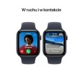 Apple Smartwatch Watch SE 3 GPS, koperta 44mm z aluminium w kolorze północy, pasek sportowy w kolorze granatowym - rozmiar M/L