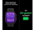 Apple Smartwatch Watch Ultra 4 GPS + Cellular, koperta 49mm z tytanu w kolorze czarnym, opaska Trail w kolorze burgunda - rozmiar S/M