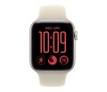 Apple Smartwatch Watch SE 3 GPS + Cellular, koperta 40mm z aluminium w kolorze księżycowej poświaty, pasek sportowy w kolorze piaskowym - rozmiar M/L